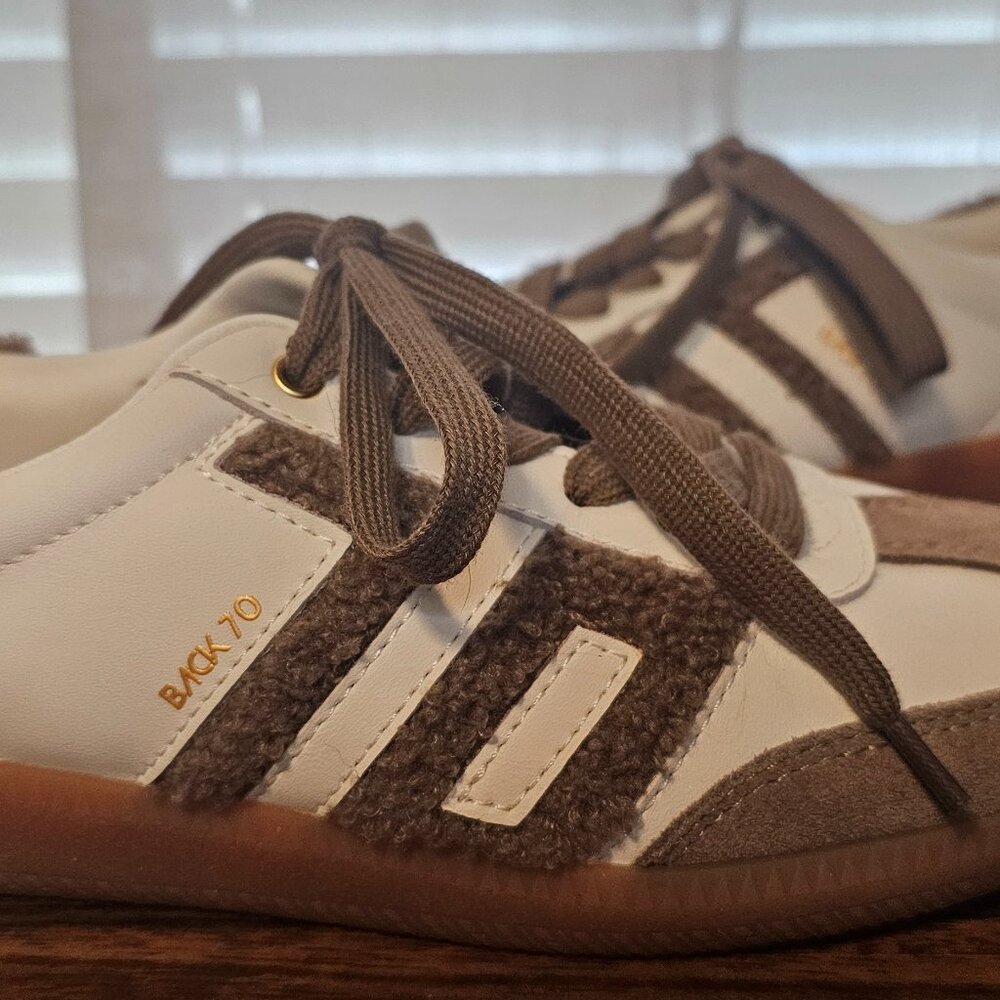 BACK 70 - CLOUD in WHITE BROWN Sneakers size 37 - Picture 2 of 8